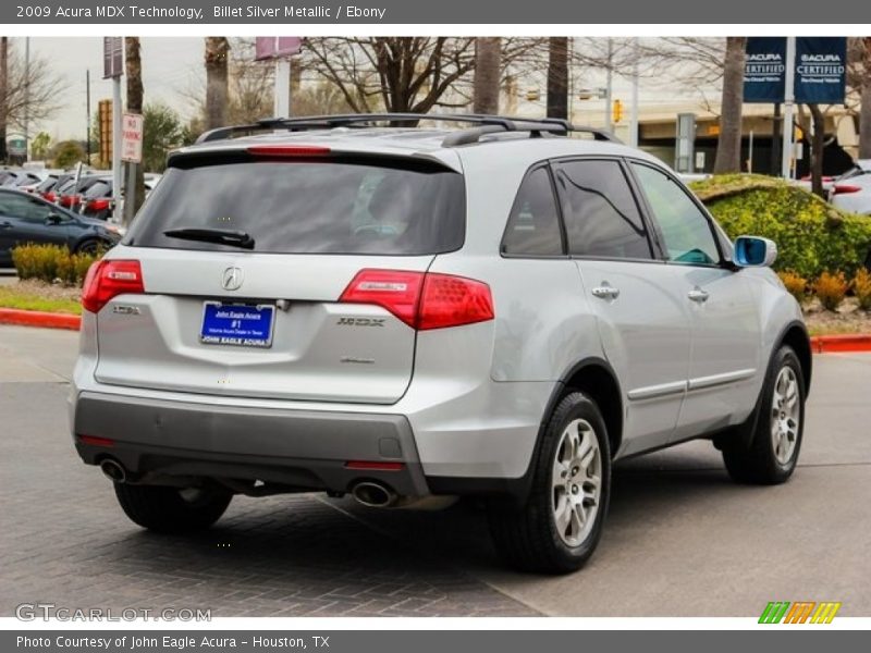 Billet Silver Metallic / Ebony 2009 Acura MDX Technology