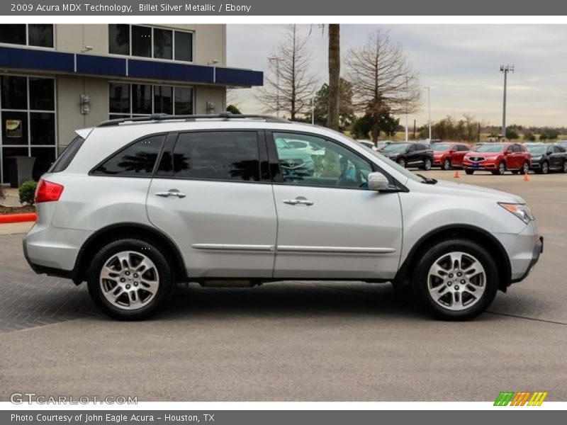 Billet Silver Metallic / Ebony 2009 Acura MDX Technology