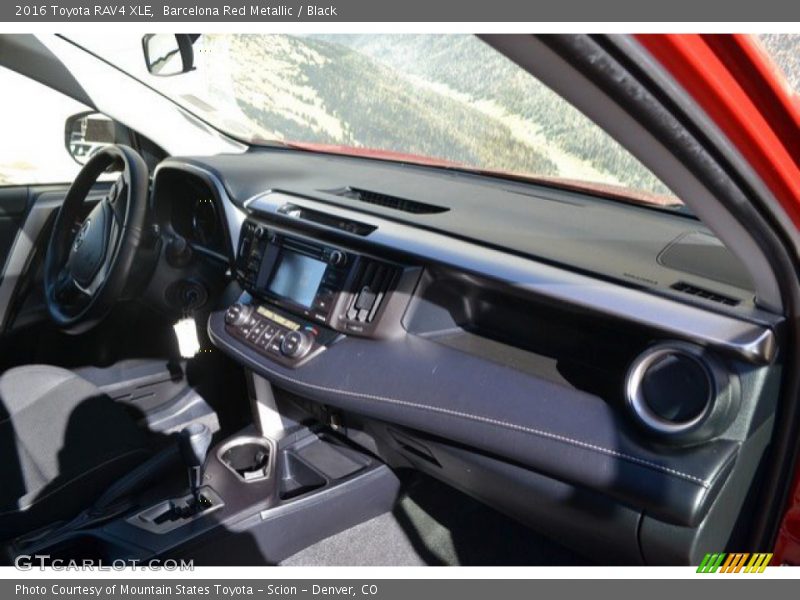 Barcelona Red Metallic / Black 2016 Toyota RAV4 XLE