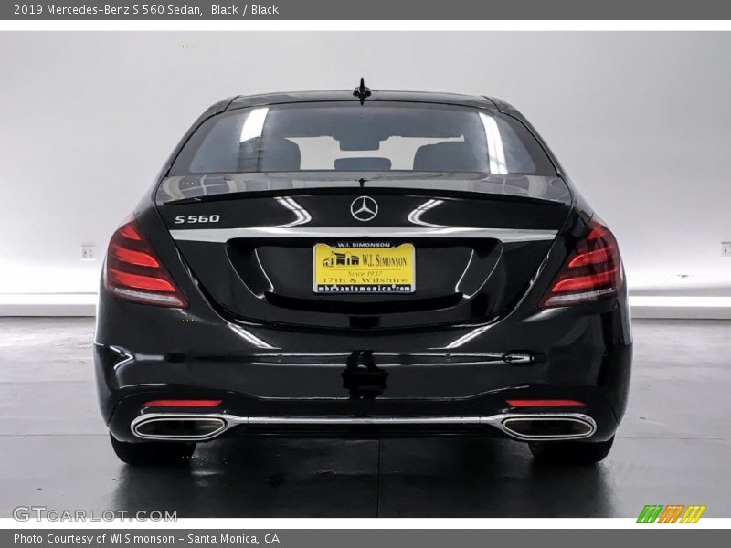 Black / Black 2019 Mercedes-Benz S 560 Sedan