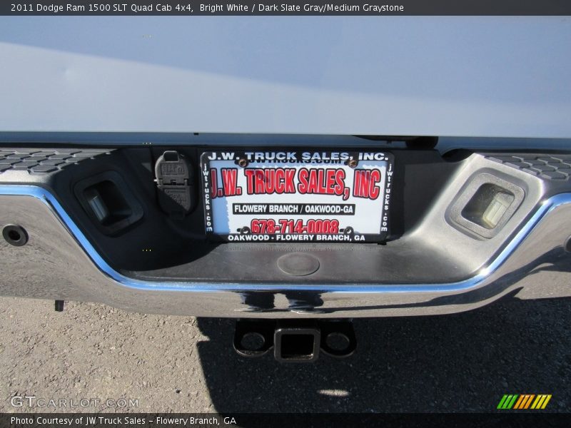 Bright White / Dark Slate Gray/Medium Graystone 2011 Dodge Ram 1500 SLT Quad Cab 4x4