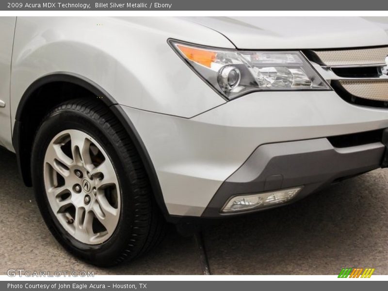 Billet Silver Metallic / Ebony 2009 Acura MDX Technology