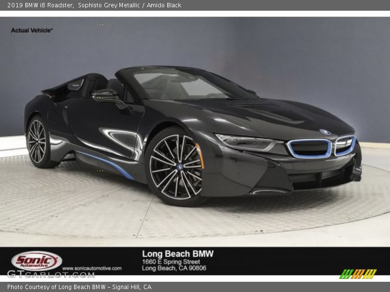 Sophisto Grey Metallic / Amido Black 2019 BMW i8 Roadster