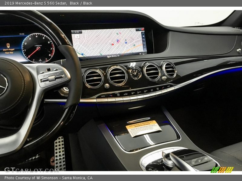 Black / Black 2019 Mercedes-Benz S 560 Sedan