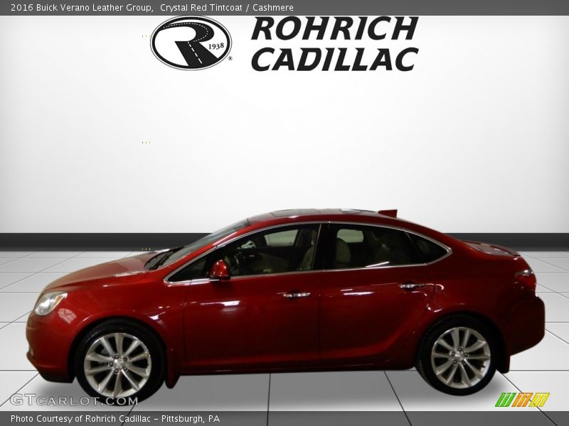 Crystal Red Tintcoat / Cashmere 2016 Buick Verano Leather Group