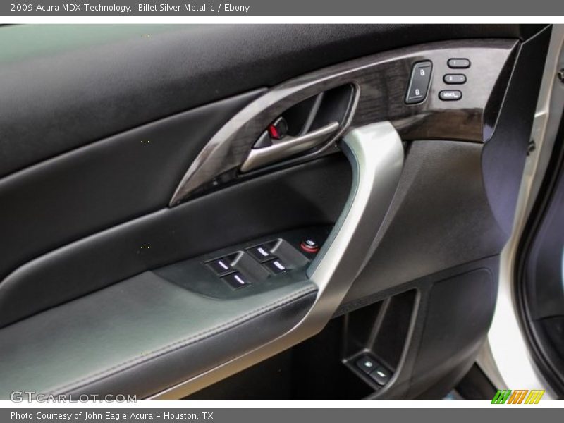 Billet Silver Metallic / Ebony 2009 Acura MDX Technology