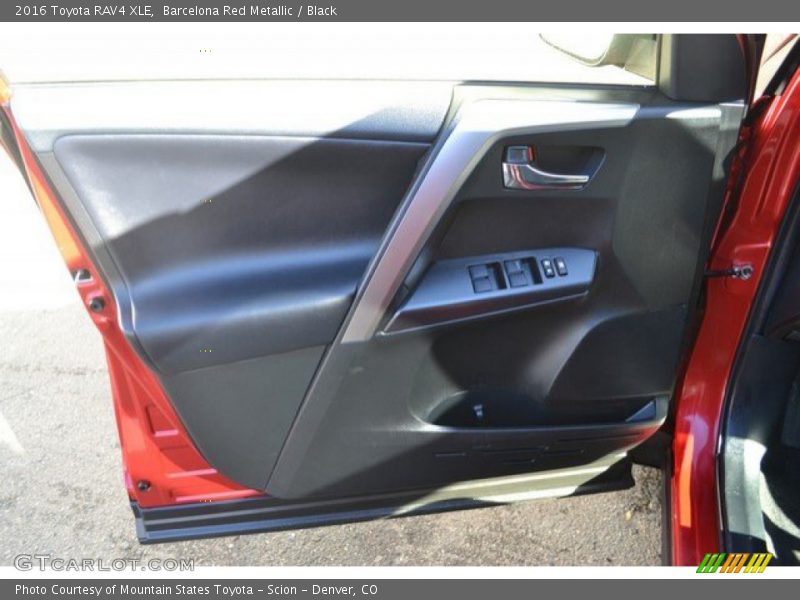 Barcelona Red Metallic / Black 2016 Toyota RAV4 XLE