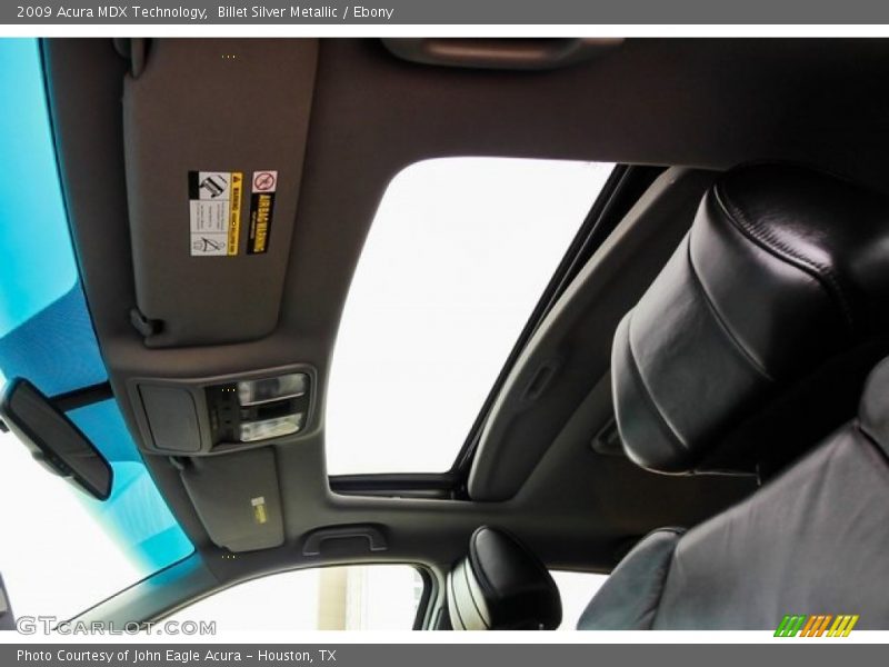 Billet Silver Metallic / Ebony 2009 Acura MDX Technology