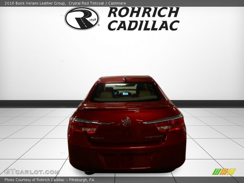 Crystal Red Tintcoat / Cashmere 2016 Buick Verano Leather Group