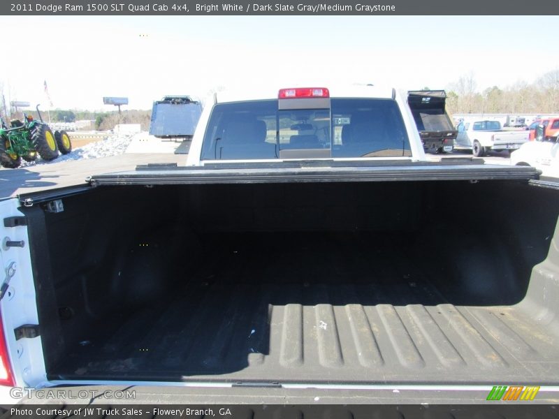 Bright White / Dark Slate Gray/Medium Graystone 2011 Dodge Ram 1500 SLT Quad Cab 4x4