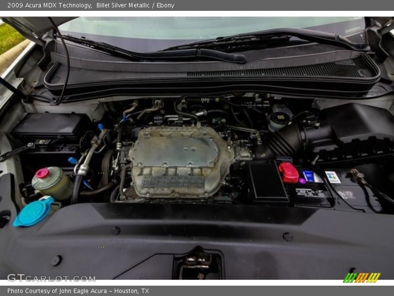 Billet Silver Metallic / Ebony 2009 Acura MDX Technology