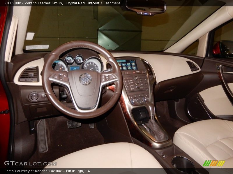 Crystal Red Tintcoat / Cashmere 2016 Buick Verano Leather Group