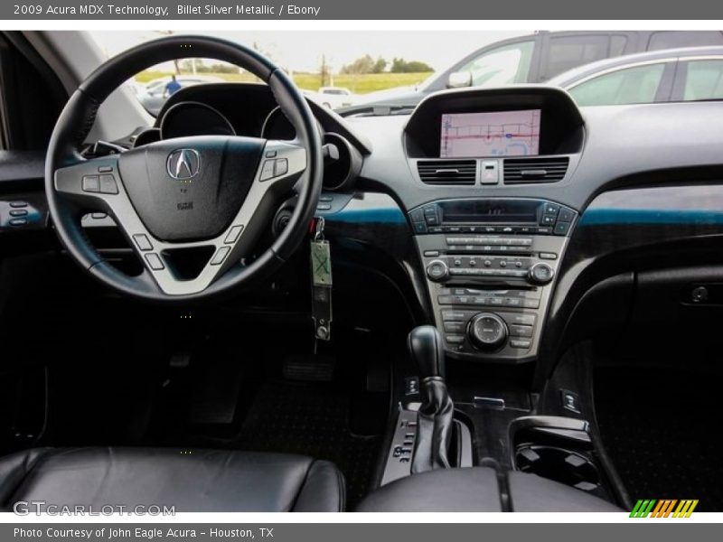 Billet Silver Metallic / Ebony 2009 Acura MDX Technology