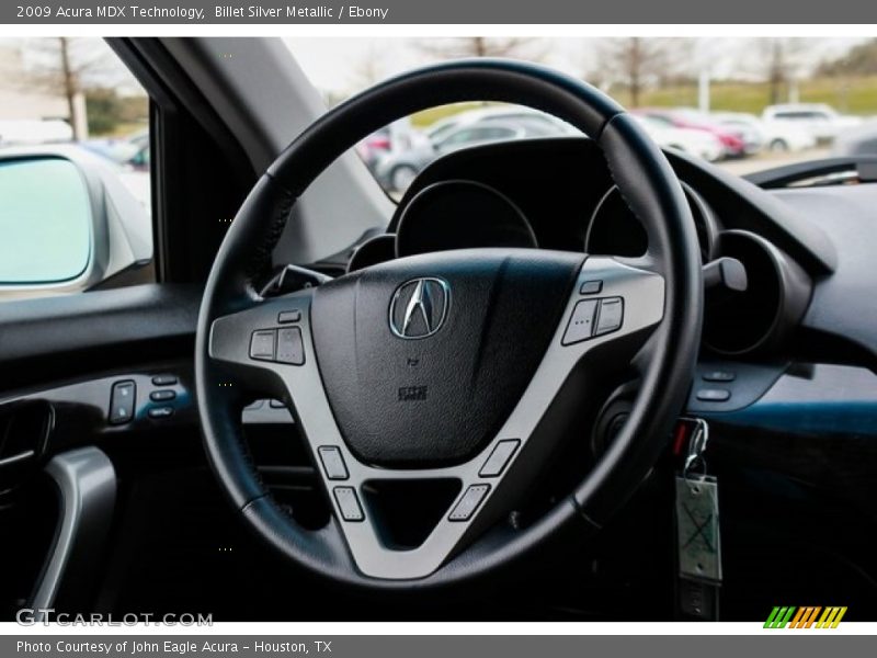 Billet Silver Metallic / Ebony 2009 Acura MDX Technology