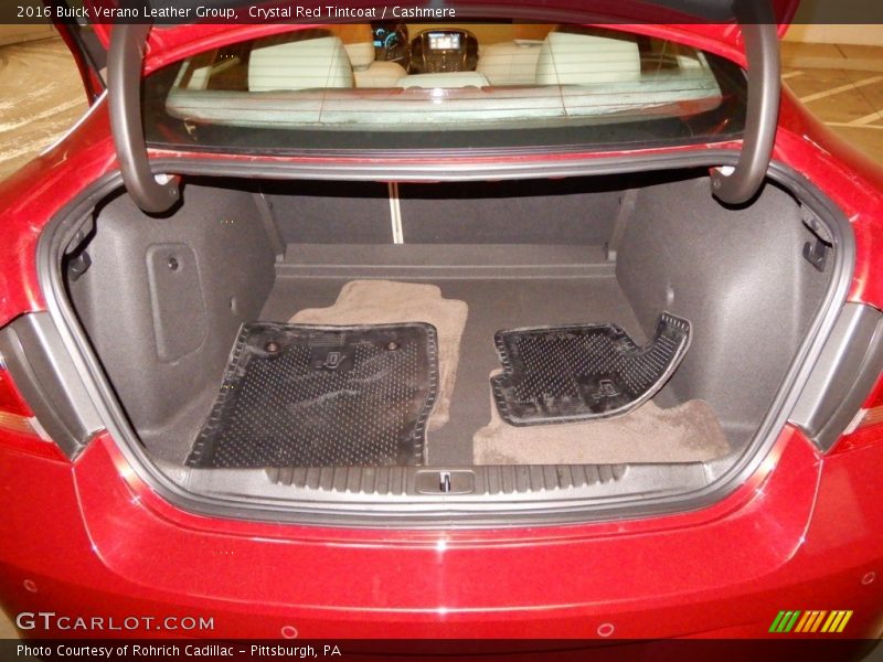 Crystal Red Tintcoat / Cashmere 2016 Buick Verano Leather Group