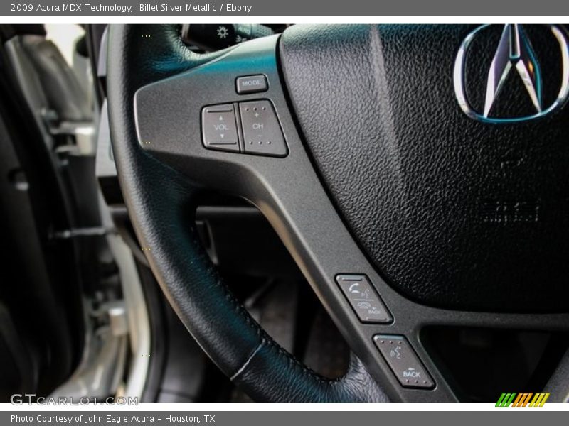 Billet Silver Metallic / Ebony 2009 Acura MDX Technology