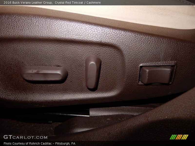Crystal Red Tintcoat / Cashmere 2016 Buick Verano Leather Group