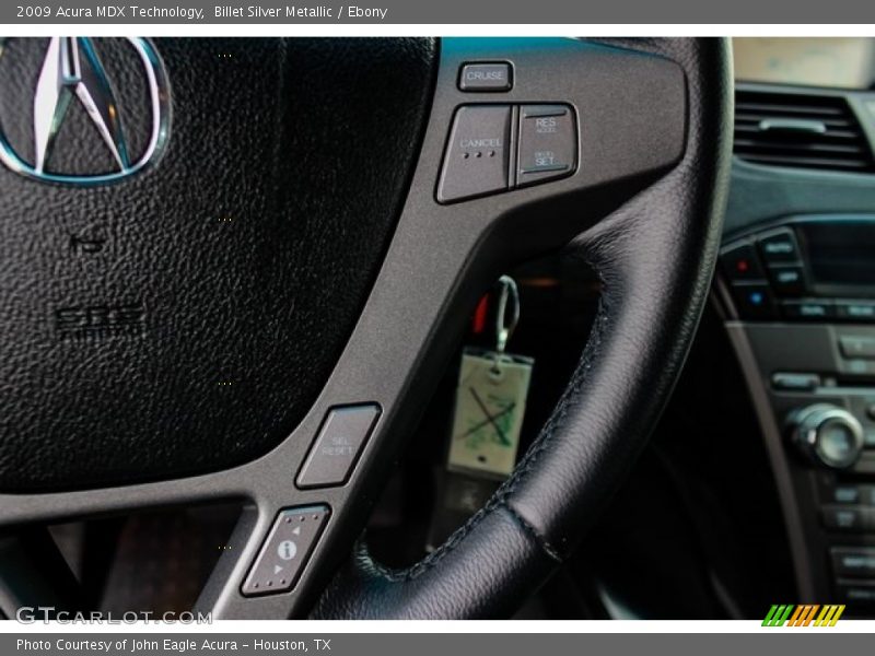 Billet Silver Metallic / Ebony 2009 Acura MDX Technology