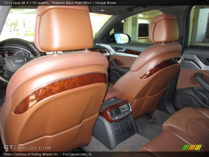 Phantom Black Pearl Effect / Nougat Brown 2011 Audi A8 4.2 FSI quattro