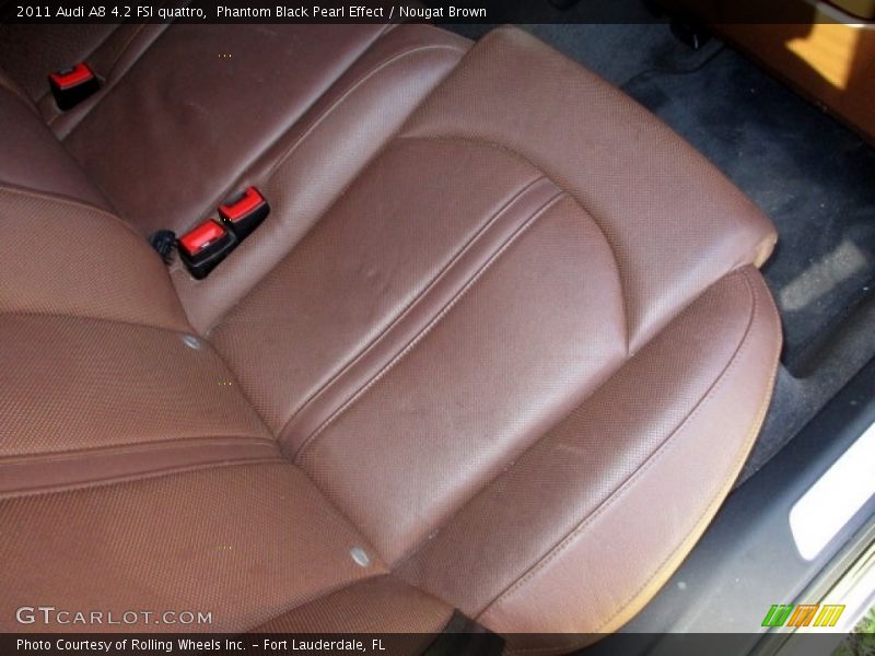 Phantom Black Pearl Effect / Nougat Brown 2011 Audi A8 4.2 FSI quattro