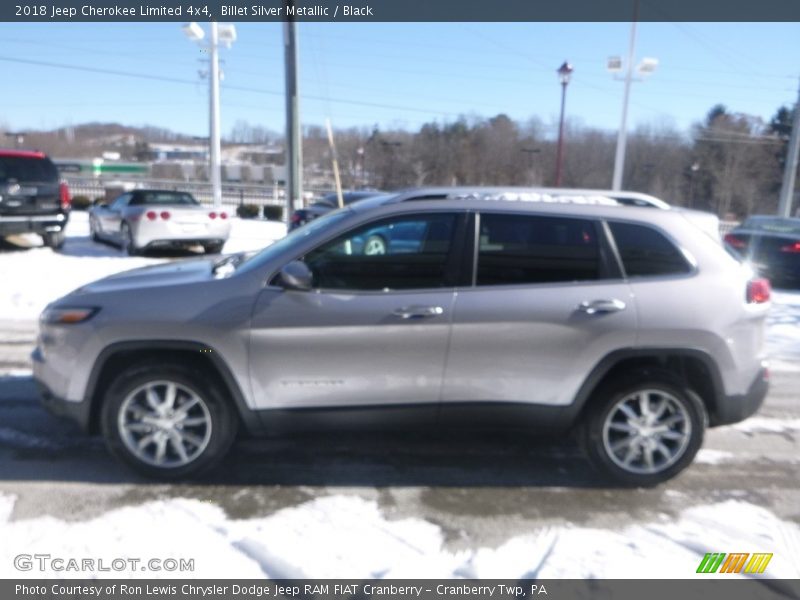 Billet Silver Metallic / Black 2018 Jeep Cherokee Limited 4x4
