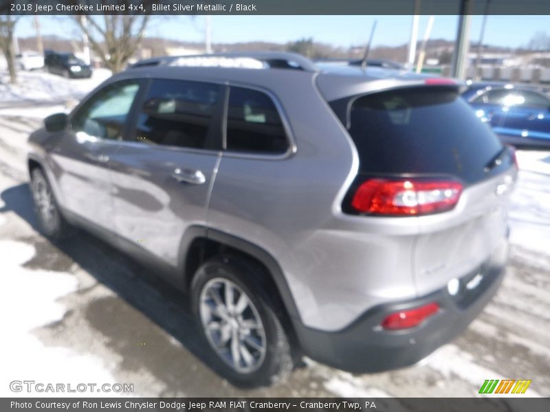 Billet Silver Metallic / Black 2018 Jeep Cherokee Limited 4x4