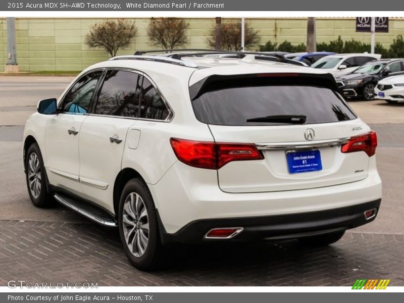 White Diamond Pearl / Parchment 2015 Acura MDX SH-AWD Technology