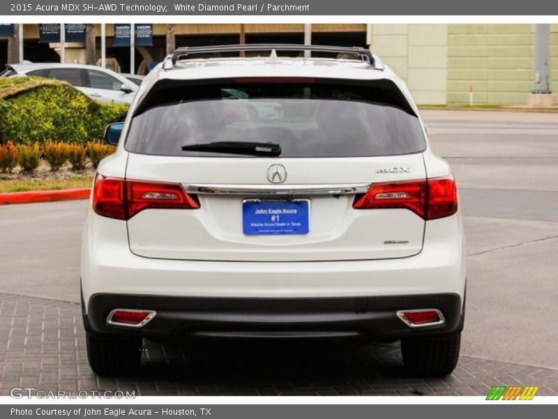 White Diamond Pearl / Parchment 2015 Acura MDX SH-AWD Technology