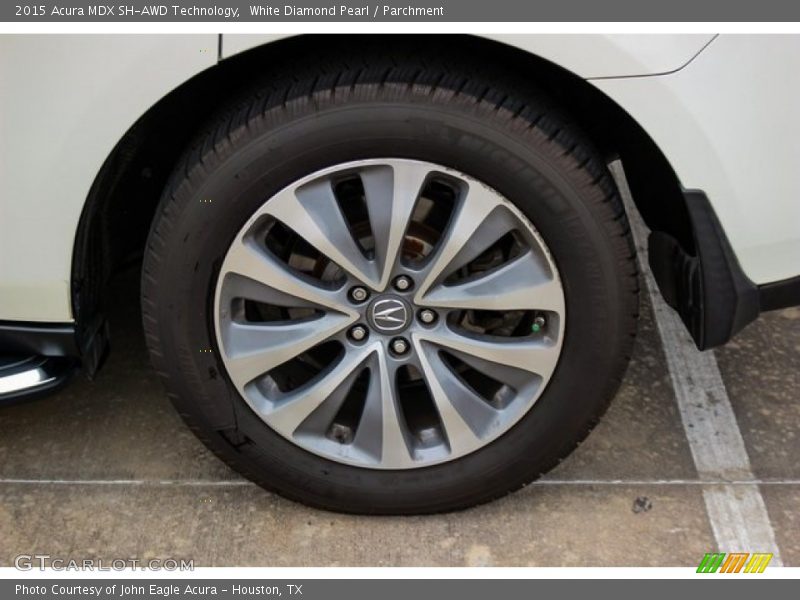 White Diamond Pearl / Parchment 2015 Acura MDX SH-AWD Technology