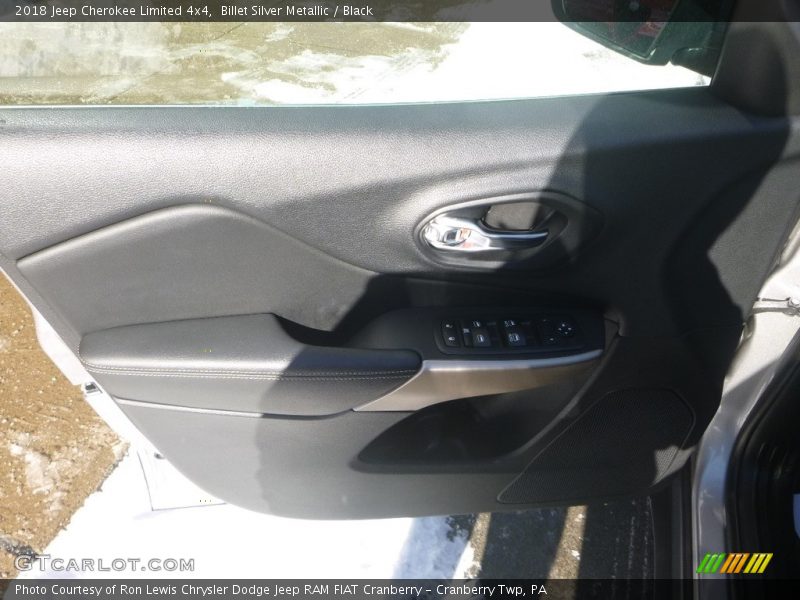 Billet Silver Metallic / Black 2018 Jeep Cherokee Limited 4x4