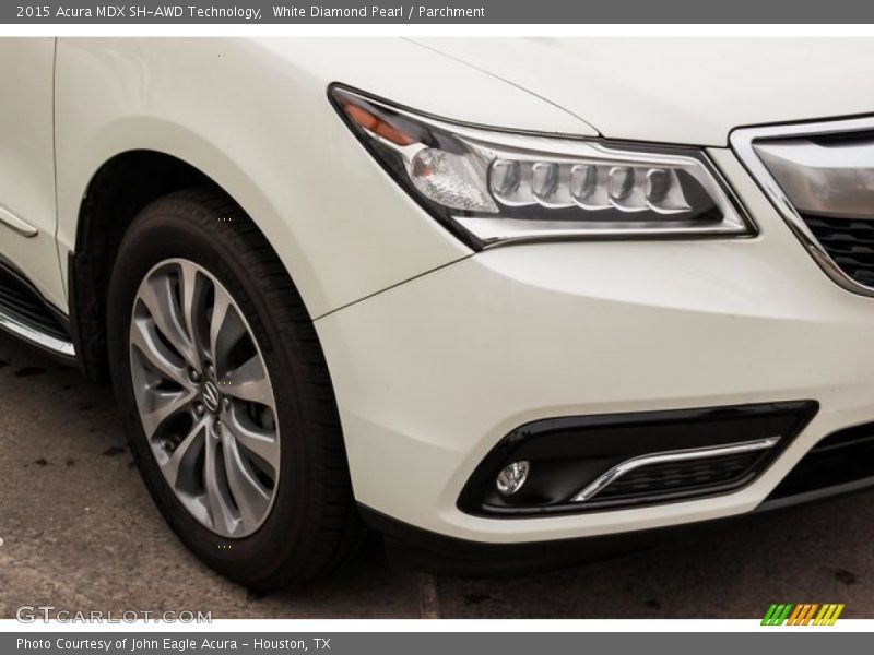 White Diamond Pearl / Parchment 2015 Acura MDX SH-AWD Technology