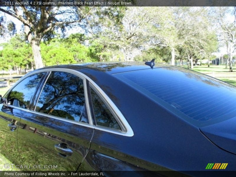 Phantom Black Pearl Effect / Nougat Brown 2011 Audi A8 4.2 FSI quattro