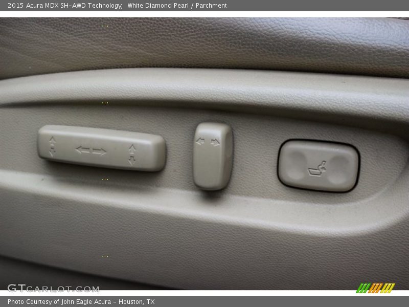 White Diamond Pearl / Parchment 2015 Acura MDX SH-AWD Technology