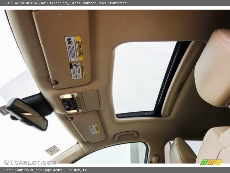 White Diamond Pearl / Parchment 2015 Acura MDX SH-AWD Technology