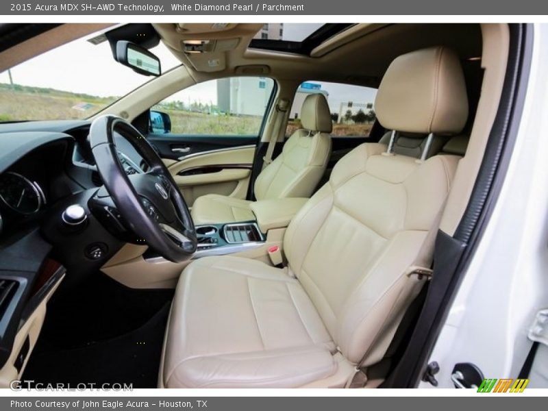 White Diamond Pearl / Parchment 2015 Acura MDX SH-AWD Technology
