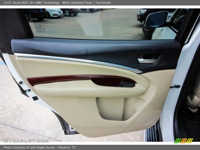 White Diamond Pearl / Parchment 2015 Acura MDX SH-AWD Technology