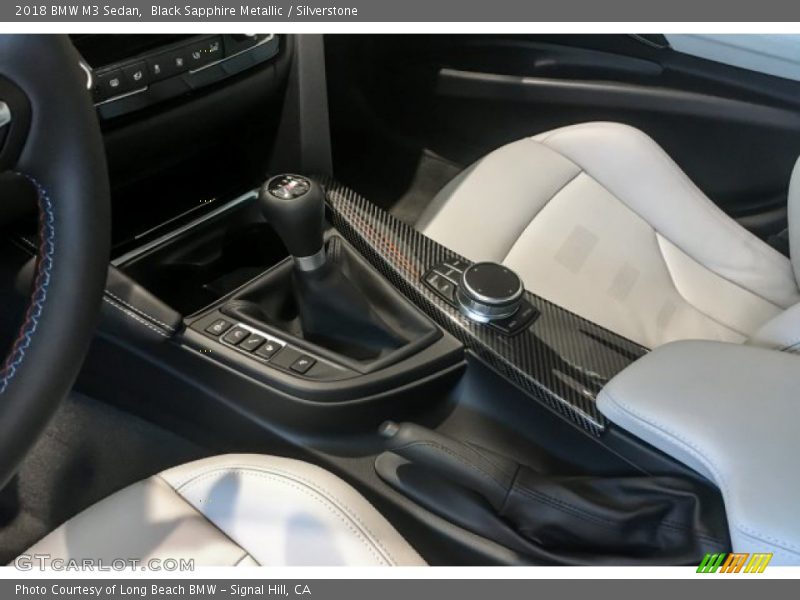 Black Sapphire Metallic / Silverstone 2018 BMW M3 Sedan