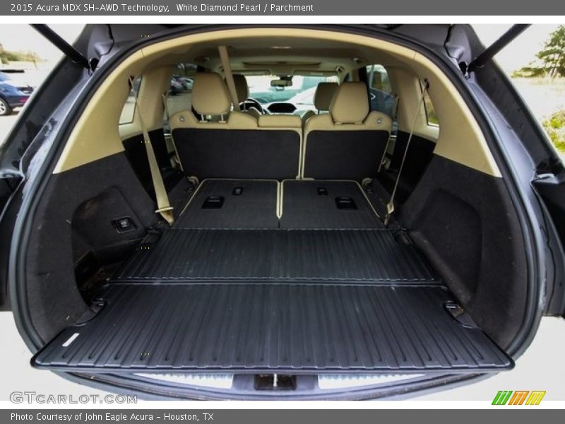 White Diamond Pearl / Parchment 2015 Acura MDX SH-AWD Technology