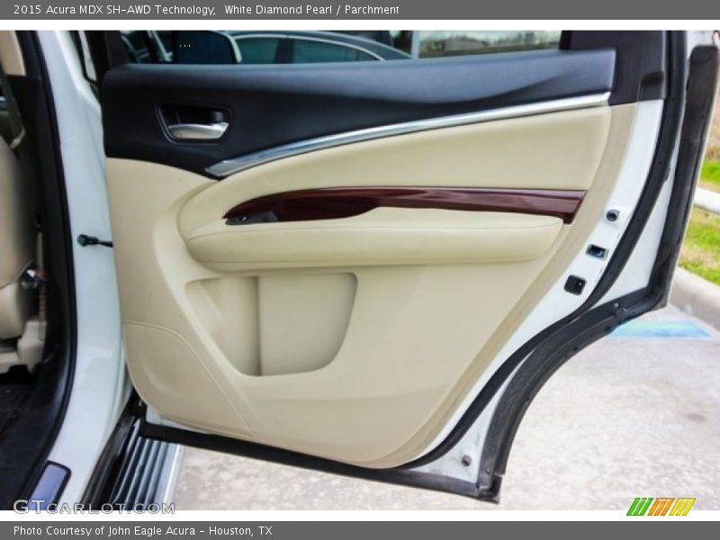 White Diamond Pearl / Parchment 2015 Acura MDX SH-AWD Technology