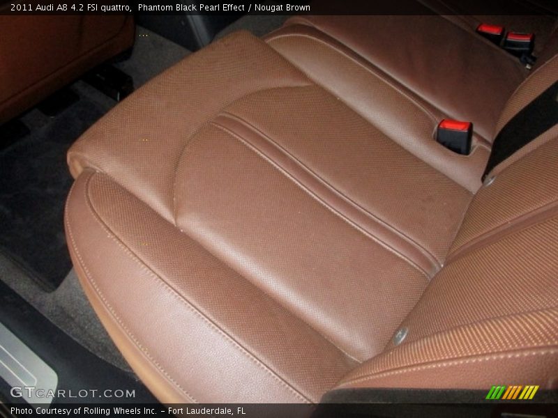 Phantom Black Pearl Effect / Nougat Brown 2011 Audi A8 4.2 FSI quattro
