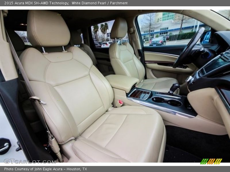 White Diamond Pearl / Parchment 2015 Acura MDX SH-AWD Technology