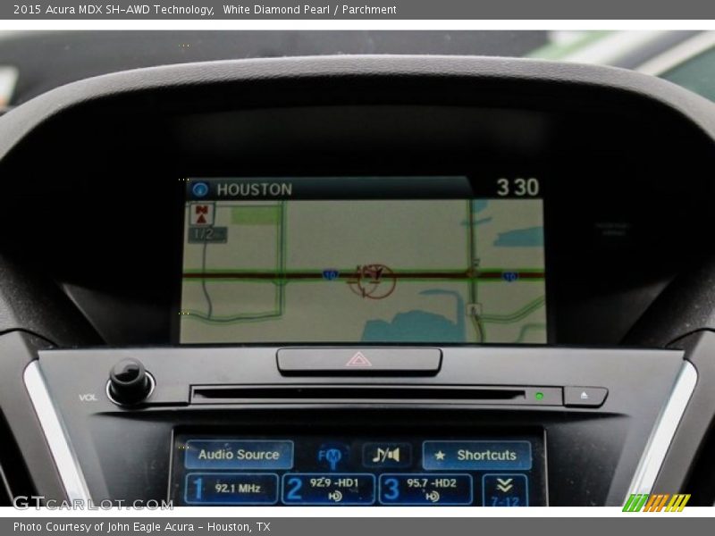 White Diamond Pearl / Parchment 2015 Acura MDX SH-AWD Technology
