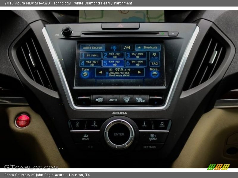 White Diamond Pearl / Parchment 2015 Acura MDX SH-AWD Technology