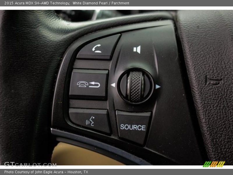 White Diamond Pearl / Parchment 2015 Acura MDX SH-AWD Technology