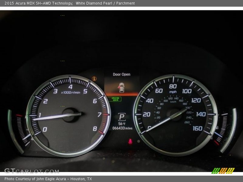 White Diamond Pearl / Parchment 2015 Acura MDX SH-AWD Technology