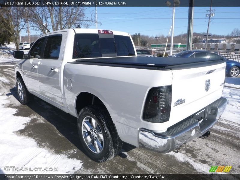 Bright White / Black/Diesel Gray 2013 Ram 1500 SLT Crew Cab 4x4