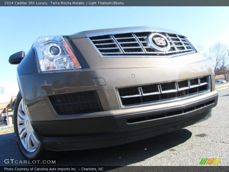 Terra Mocha Metallic / Light Titanium/Ebony 2014 Cadillac SRX Luxury