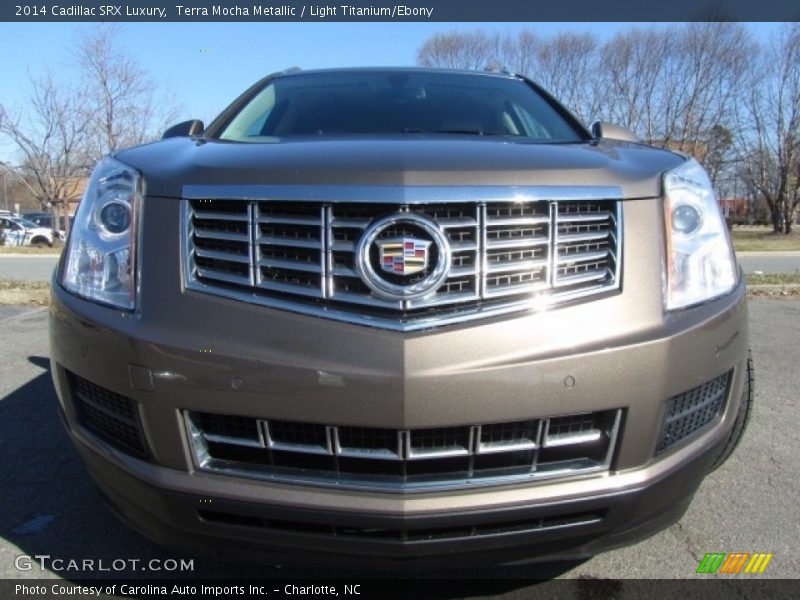 Terra Mocha Metallic / Light Titanium/Ebony 2014 Cadillac SRX Luxury