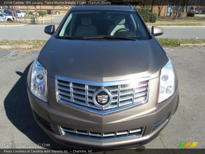 Terra Mocha Metallic / Light Titanium/Ebony 2014 Cadillac SRX Luxury