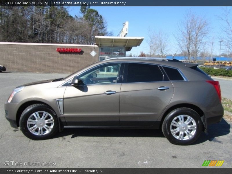 Terra Mocha Metallic / Light Titanium/Ebony 2014 Cadillac SRX Luxury